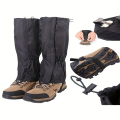Unisex Waterproof Leg Gaiters for Hiking and Climbing