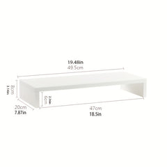 Desktop Computer Heightening Frame Storage Shelf Monitor Lifting Base Bracket