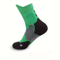 Men's Basketball Socks Crew Running Sports Sweat Absorbing Badminton Socks