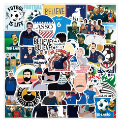 Soccer Coach Stickers 50pcs Waterproof Decals for Children Teens Girls