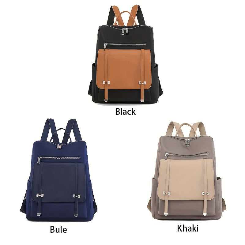 PU Leather Backpack Large Capacity Travel Bag For Outdoor Camping Hiking
