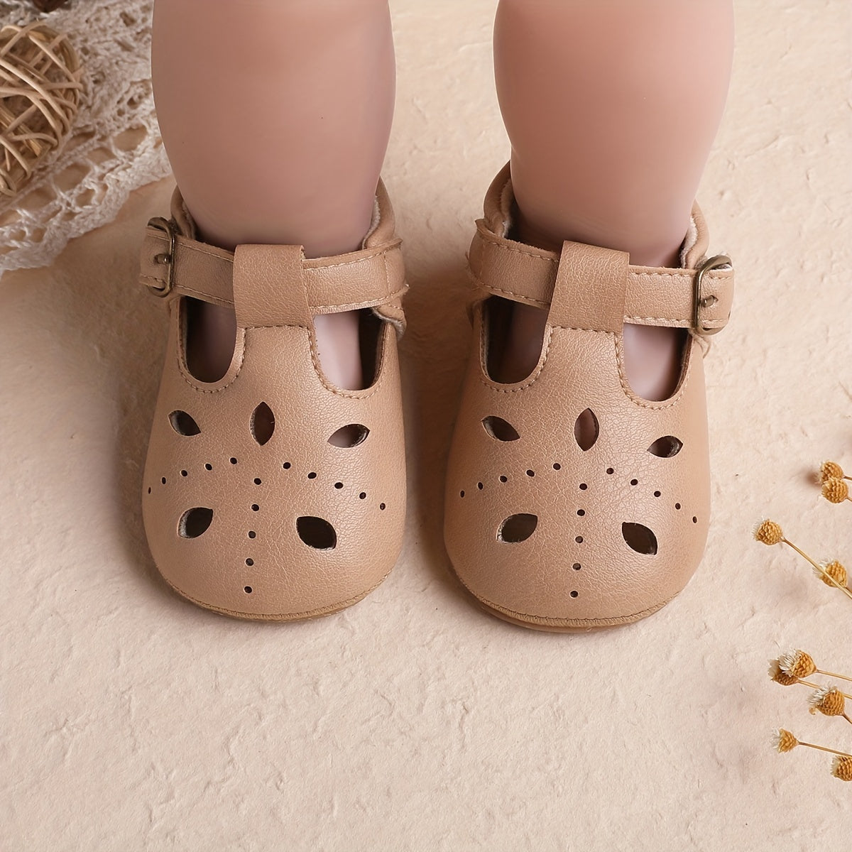 Solid Sandals For Baby Girls Non-slip Walking Shoes