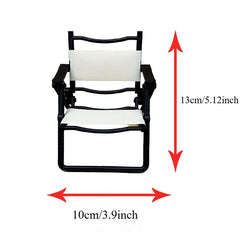 Mini Outdoor Chair Dollhouse Toy Beach Chair Scene Accessory
