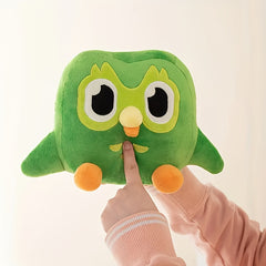 Green Owl Plush Toy Adorable Bird Plush Animal