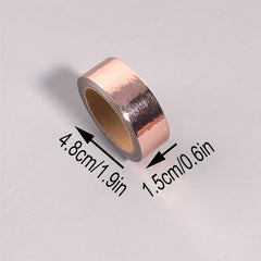 Bronzing Washi Tape Set for Journal DIY Decoration