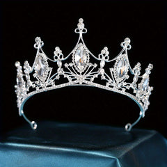 Crystal Crown Silvery Princess Tiara Head Jewelry Hair Accessories