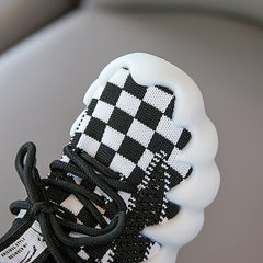 Toddler Octopus Shoes Plaid Comfortable Lightweight Sneakers Baby Boys Girls