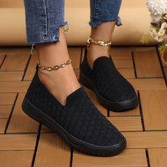 Women's Lightweight Breathable Road Running Shoes Slip on Casual Board Shoes