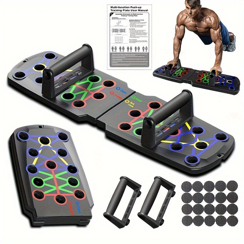 Portable Chest & Abdominal Muscle Trainer Push Up Board for Home & Gym Exercise