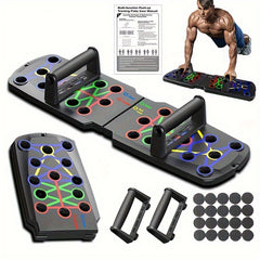 Portable Chest & Abdominal Muscle Trainer Push Up Board for Home & Gym Exercise