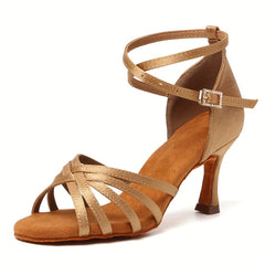 Women's Open Toe High Heel Dance Sandals Lightweight Latin Dance Shoes
