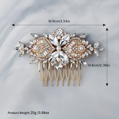 Rhinestone Hair Comb Bridal Hair Pieces Pearl Hair Accessories