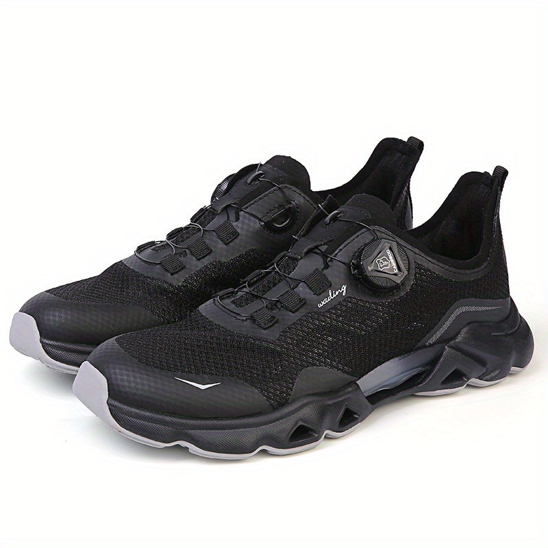 Men's Rotary Buckle Water Shoes Quick Dry Non Slip Beach Aqua Shoes