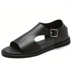 Men's Buckle Strap Slide Sandals Casual Walking Shoes