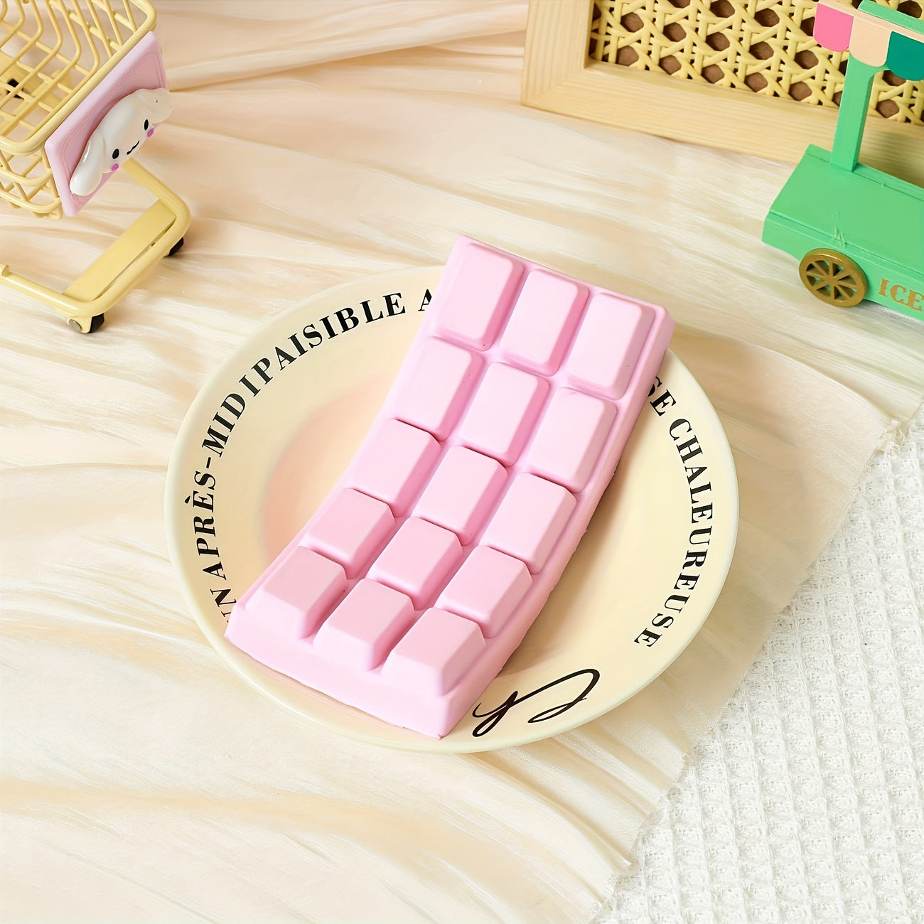 Squeezy Chocolate Bar Prank Toy