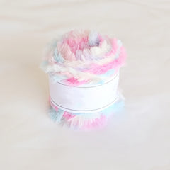 Soft 100% Polyester Mink Wool Fancy Yarn 50g