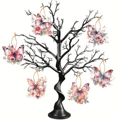 6pcs Butterfly Hanging Ornaments for Party DIY Craft Decor