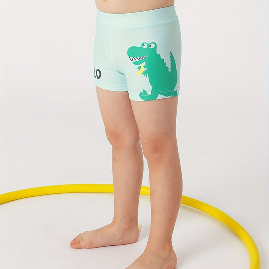 Boys Crocodile Graphic Swimming Shorts Kids Boxer Trunks Beach Shorts