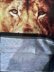 Boys Lion Graphic T Shirt 3D Print Active Short Sleeve Tee