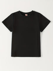 4pcs Boy's Mixed Sports T-Shirt Slightly Stretch Breathable Tee for Summer