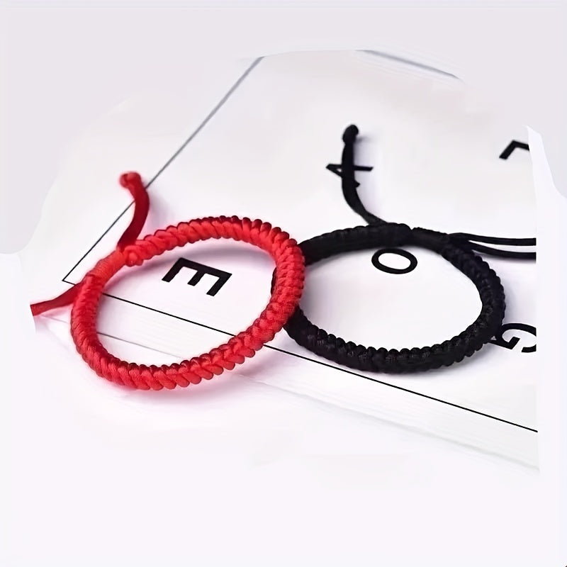 Adjustable Lucky Rope Bracelets for Kids