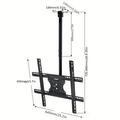 Universal TV Rotating Hanger Bracket 14-165cm Ceiling Mount