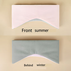 Solid Blackout Eye Mask Soft Blindfold Travel Rest Office Lunch Break