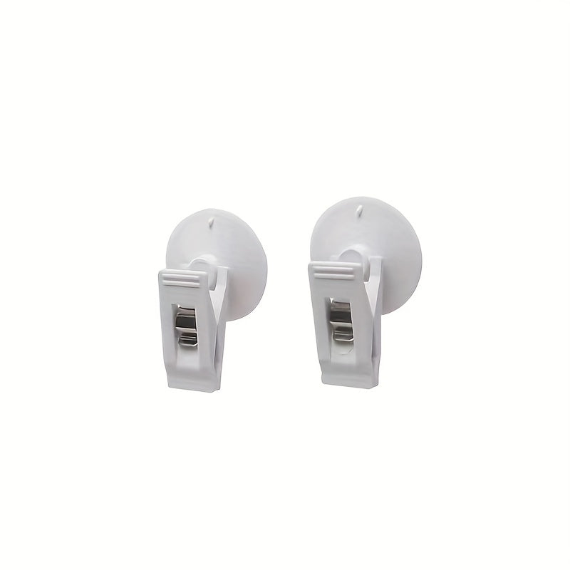 2pcs Suction Cup Clips Advertising Pop Card Holder Curtain Clamp
