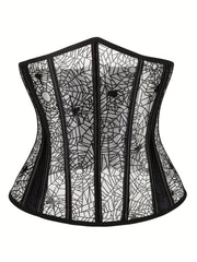 Spider Web Strapless Corset Tummy Control Body Shaper