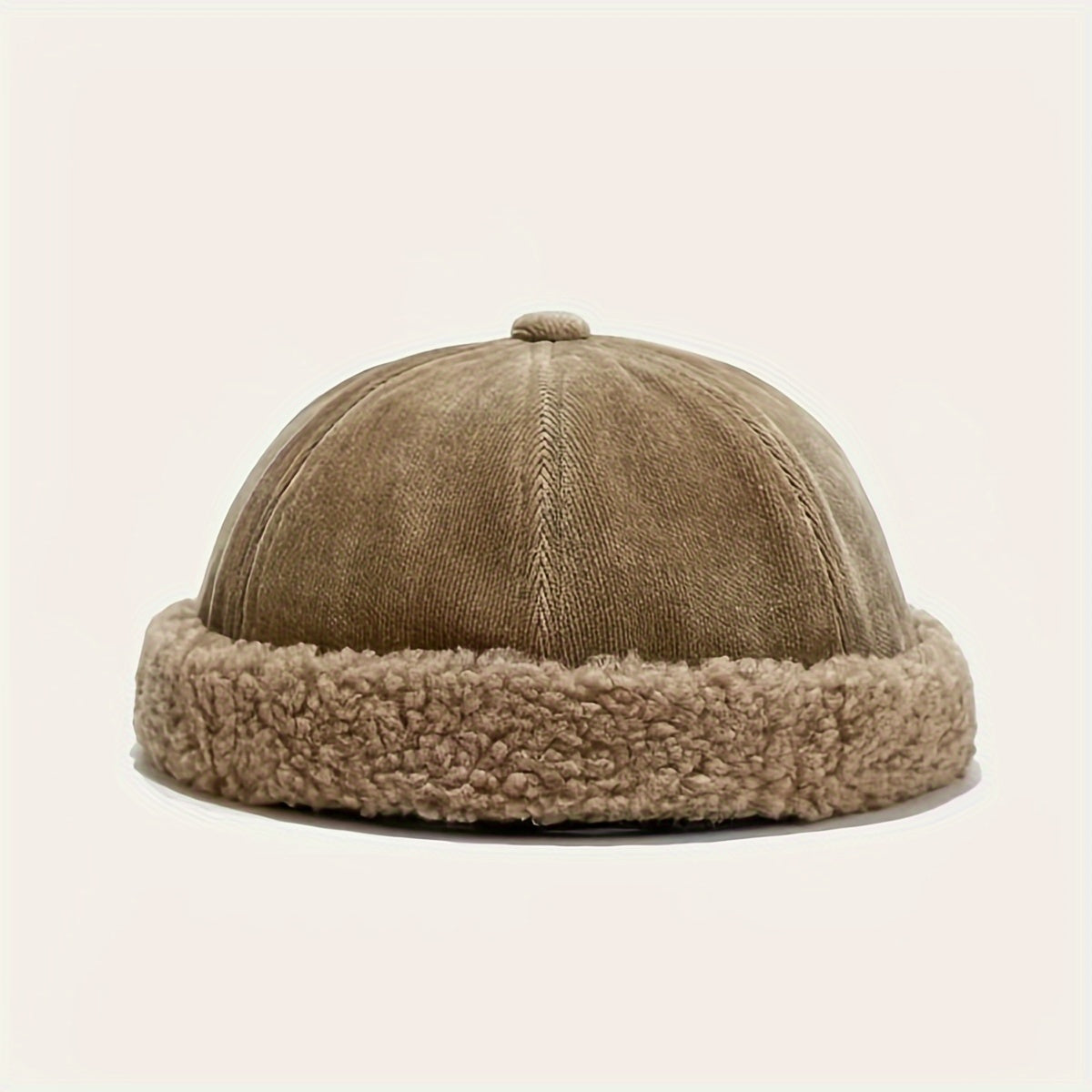 Winter Retro Warm Brimless Cap Unisex