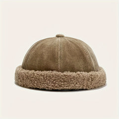 Winter Retro Warm Brimless Cap Unisex