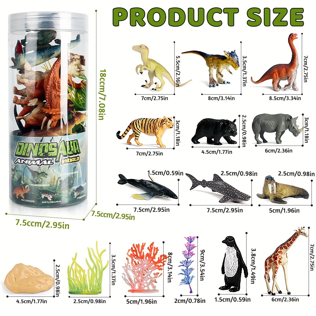 Animal Model Toy Montessori Sea Life Animals Farm Playset Kid Toy Gift
