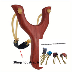 Solid Wood Slingshot for Outdoor Sports Camping Shooting