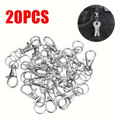 20pcs Keychain Keyring for Outdoor Camping Fishing