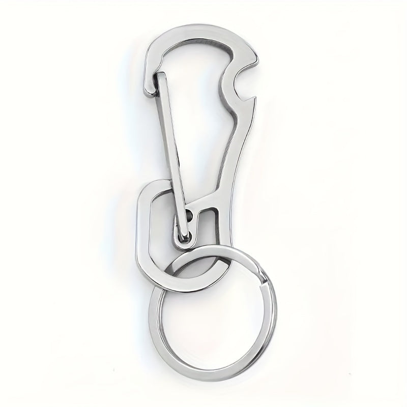 Stainless Steel Key Chain With Bottle Opener Multifunctional Keychain