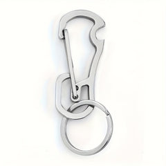Stainless Steel Key Chain With Bottle Opener Multifunctional Keychain