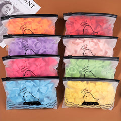 10pcs Bow Decor Hair Tie Hair Bands Ponytail Holders