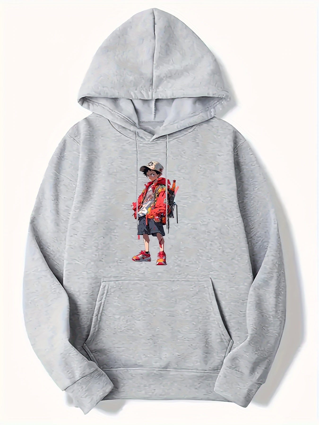 Anime Boy Hoodie Men's Pullover Winter Top