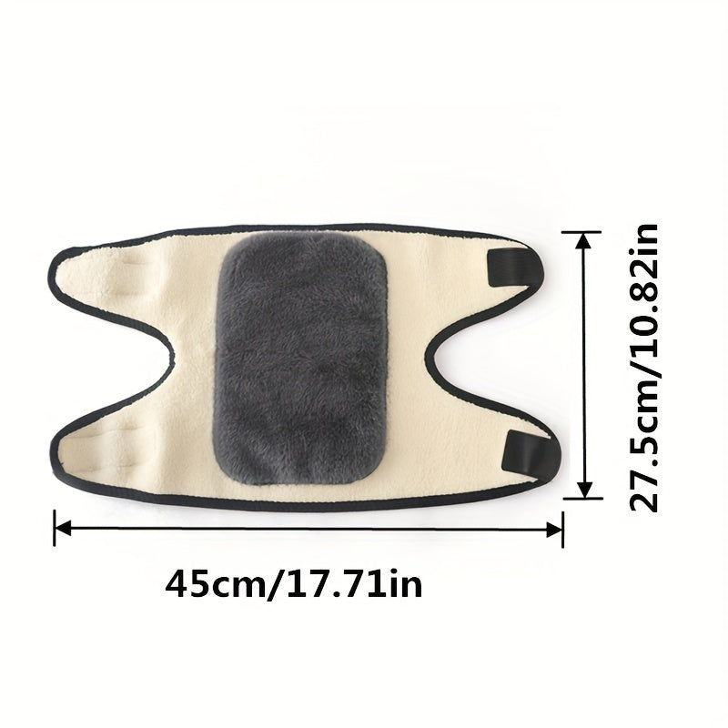 Knee Pad Warm For Elderly Men And Women Thickened Velvet Cover For Cycling