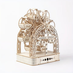 Wooden Gear Puzzle Toy Interactive Rotating Mechanism Functional