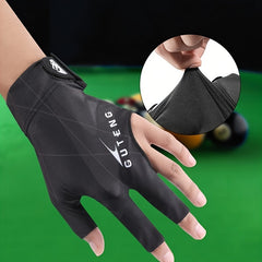 1pc Billiard Three Finger Gloves Snooker Billiards Glove