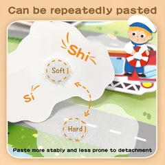 Interactive Busy Book for Sensory Activity Flash Cards