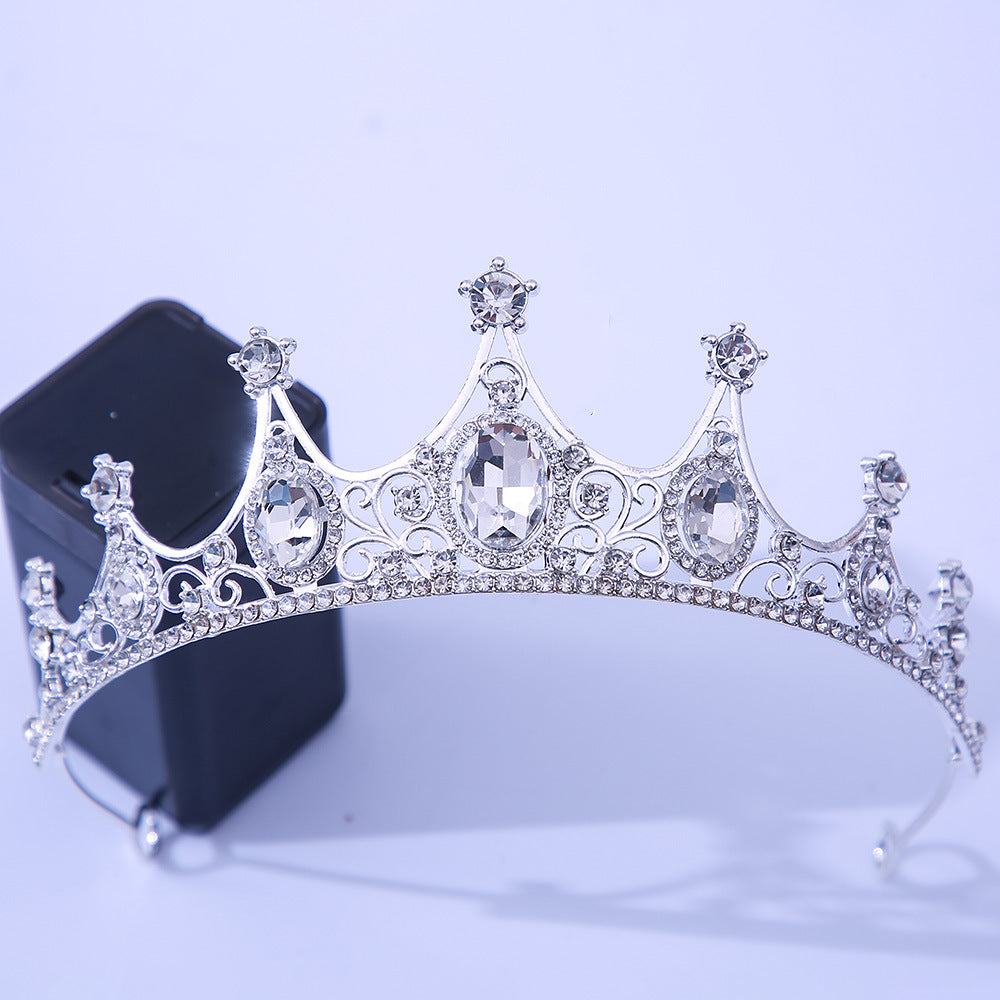 Vintage Wedding Crown Bridal Tiara Rhinestone Crystal Princess Hair Accessories
