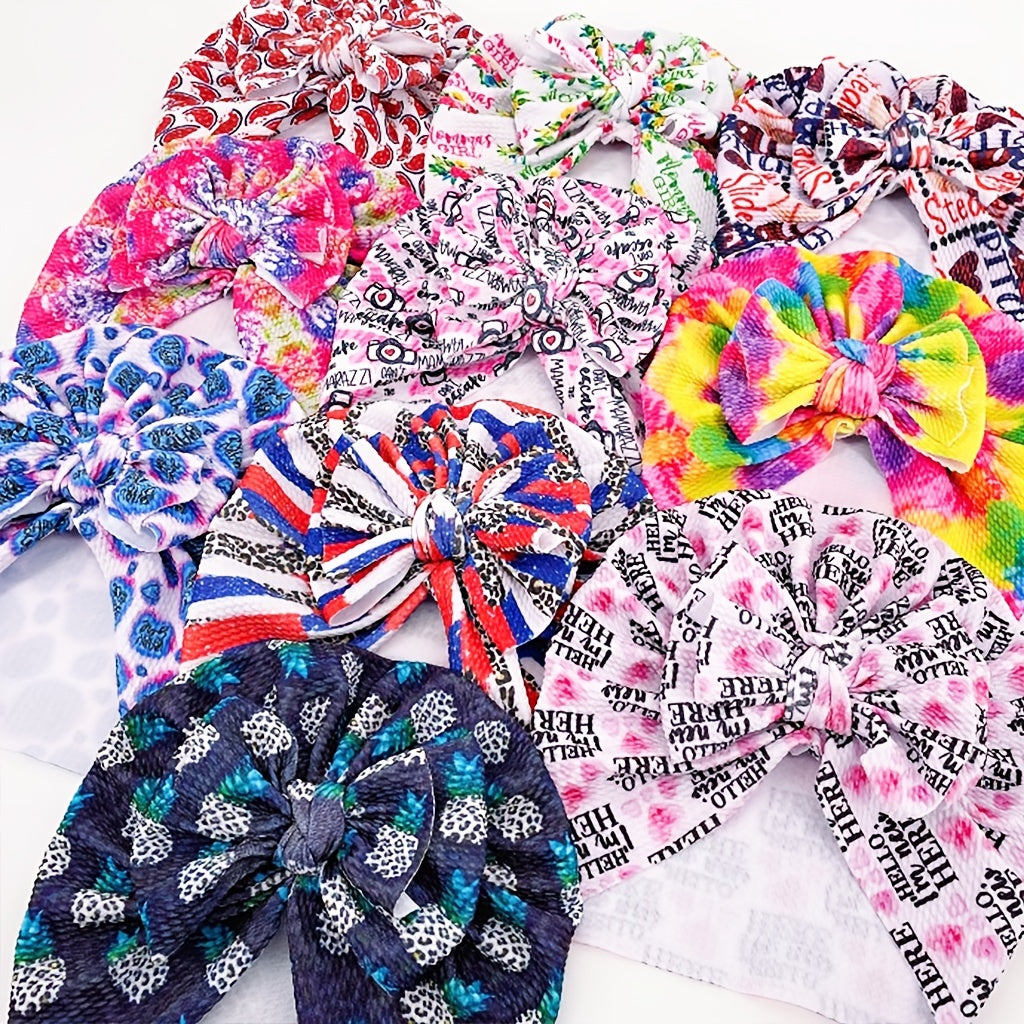 Twill Bubble Bow Baby Hat 0-2 Years