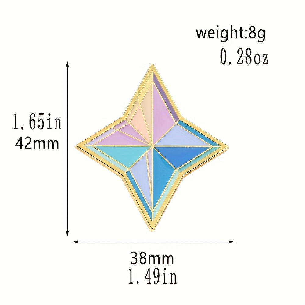Anime Star Lapel Pin for Cosplay Fans