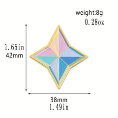 Anime Star Lapel Pin for Cosplay Fans