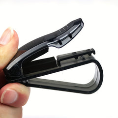 2pcs Car Sun Visor Sunglasses Holder Pen Case Box