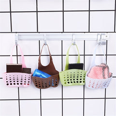 Adjustable Silicone Sponge Storage Basket for Kitchen Sink