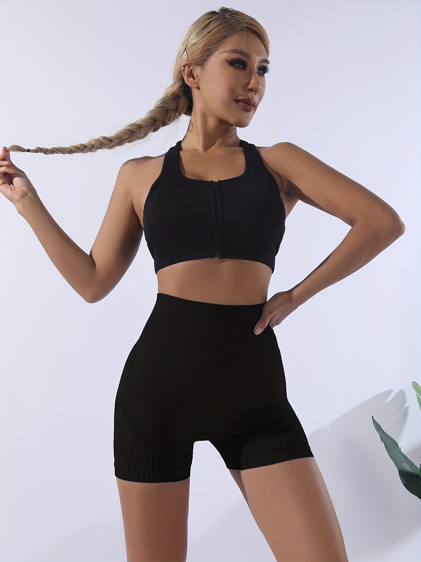 High Waist Yoga Shorts Sports Workout Running Biker Shorts