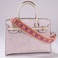 Embroidery Adjustable Purse Strap Wide Canavas Handbag Belt